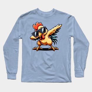 Cool Dabbing Chick Long Sleeve T-Shirt